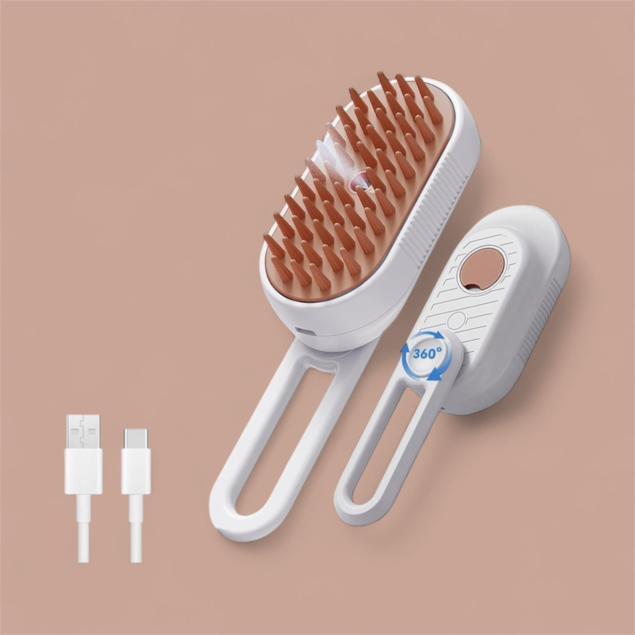FurGlow™ – Pet Steam Brush